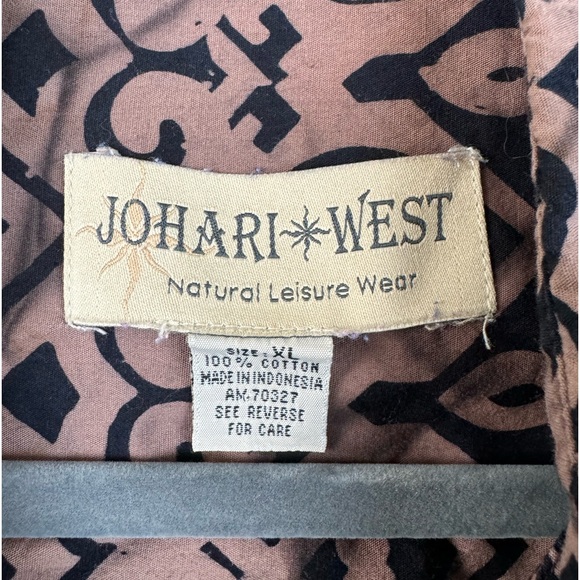 Johari West Short Sleeve Tie Die Hawaiian Button Up Shirt XL‎ - Picture 6 of 12